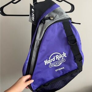 Hard Rock Hotel & Casino Ottawa Sling Backpack – New with Tags